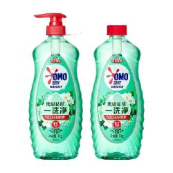 奥妙 酵素餐具净白茶柠檬草香型洗洁精2X1KG