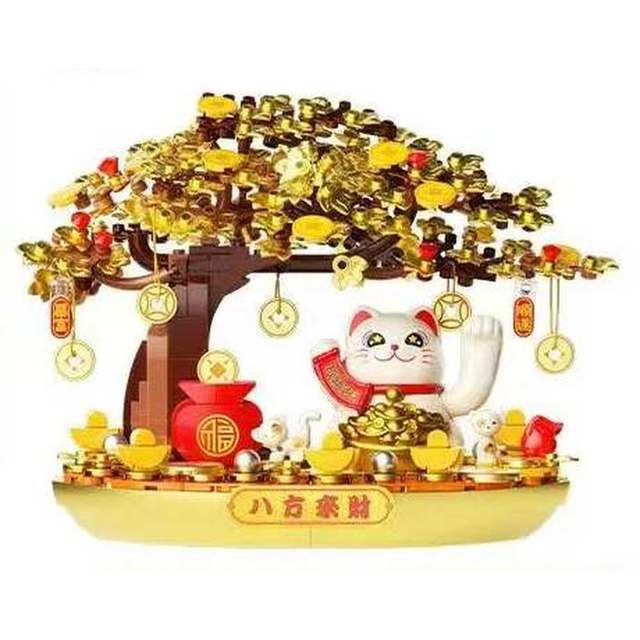 新品发售：JAKI 佳奇 BK008 太阳能招财猫 暴富招财树