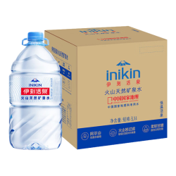伊刻活泉 伊利伊刻活泉火山天然矿泉水 5L*4瓶整箱装天然弱碱