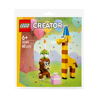 乐高 创意百变系列 30689 生日派对动物