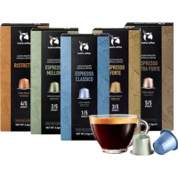 瑞幸咖啡 瑞幸精品咖啡进口意式浓缩胶囊黑咖啡110颗适配nespresso+不锈钢保温杯