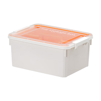 Citylong 禧天龙 五金收纳箱 双层 16L*1个 橘色