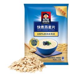 桂格 快煮原味燕麦片袋谷物食品粗粮营养早餐早点