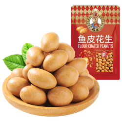 如水食品 鱼皮花生 100g