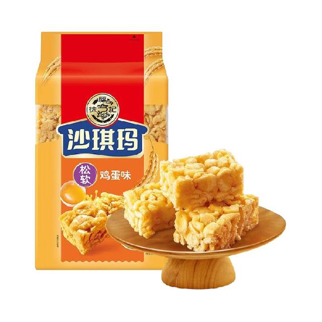 今日必买：徐福记 沙琪玛 松软鸡蛋味318g