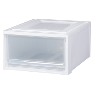 值选：爱丽思 BC-450D 收纳箱 46L 白透明色