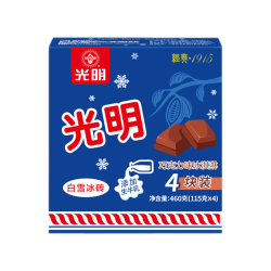 光明 牌 白雪冰砖115g*4块 巧克力口味