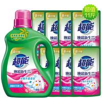 超能 双离子洗衣液超值11斤
