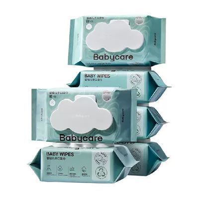 88VIP：babycare 儿童加厚湿巾 80抽6包