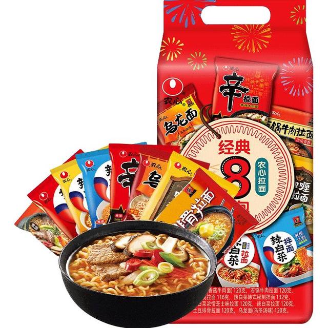 88VIP：农心 拉面 972g（经典8连包 ）