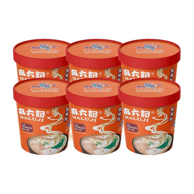 88VIP：麻六记 酸辣粉256g*6桶