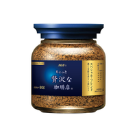 AGF 日本进口美式黑咖啡无蔗糖速溶冻干咖啡粉 80g/瓶