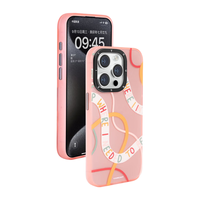YOUNGKIT/猿气 防摔减震 iPhone15 Pro Max手机壳 浅粉色 TPU