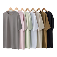 1号会员店One's Member 棉感速干宽松休闲短袖T恤  炭灰 L 成人L（微宽松版）