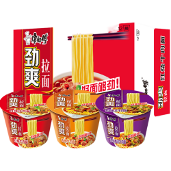 康师傅 香辣牛肉面 大食桶 方便面