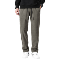 ROMON 罗蒙 灯芯绒宽松休闲裤直筒长裤子男裤