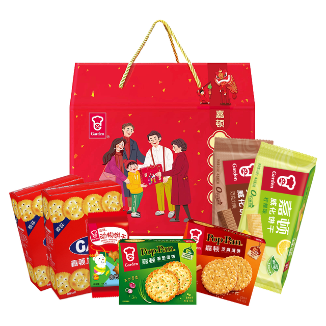 嘉顿 阖家团圆 饼干礼盒 1.06kg