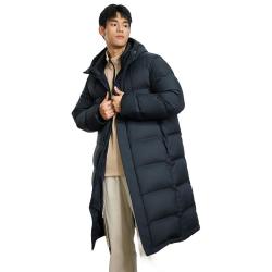 雪中飞 310g充绒 超级加厚男士长款连帽羽绒服