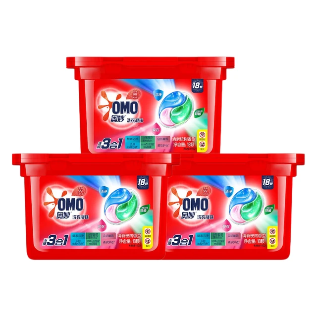 OMO 奥妙 3合1洗衣凝珠 清新桉树香