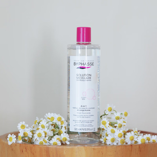 PLUS会员：BYPHASSE 温和净肤卸妆水 500ml