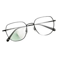 essilor 依视路 CVF4023BK 黑色钛金属眼镜框+钻晶A4系列 1.60折射率 非球面镜片
