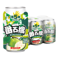 JIANLIBAO 健力宝 第5季果潮果味 番石榴水果饮料 310ml*6听