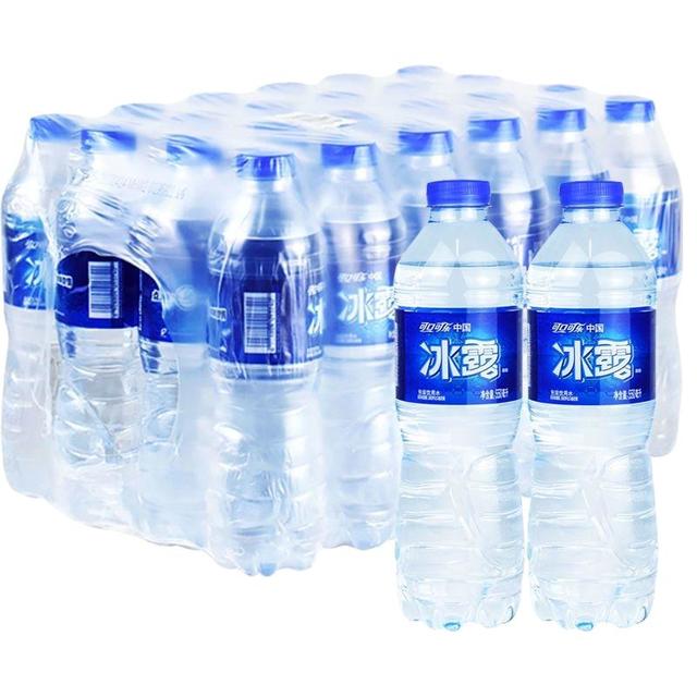 冰露 饮用水550ml瓶装水24整件家庭装包邮批发包装随机发