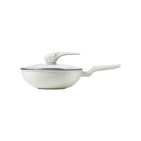 炊大皇 COOKER KING微压炒锅不粘锅燃气灶家用炒菜锅有钛涂层平底不粘锅 白鲸微压炒锅 30cm