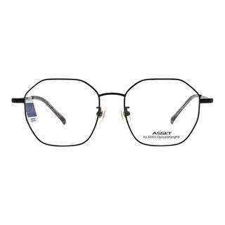  SEIKO/精工 超轻 近视眼镜 万新1.60非球面树脂镜片  黑色 1.60