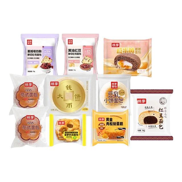桃李 软面包休闲零食组合任选