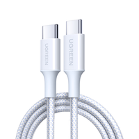 国家补贴：绿联 Type-C数据线双头PD60W快充c to c车载充电线Carplay