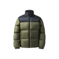 移动端、京东百亿补贴：网易严选 热吐司Pro三防超蓬零压加厚90鲜绒面包羽绒服外套 橄榄绿-立领拼色