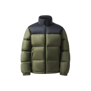 移动端、京东百亿补贴：网易严选 热吐司Pro三防超蓬零压加厚90鲜绒面包羽绒服外套 橄榄绿-立领拼色