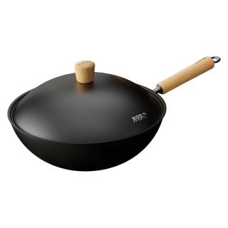 淘金币可用：苏泊尔 有钛铁不粘炒锅精铁无涂层家用炒菜锅免开锅电磁炉燃气通用送锅铲