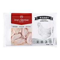 移动端、京东百亿补贴：One's Member 单冻鸡翅中 1kg