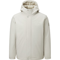 HLA海澜之家羽绒服男25轻商务时尚鸭绒石墨烯外套男冬 卡其(净色)(39) S 165/84A(S)114~124斤