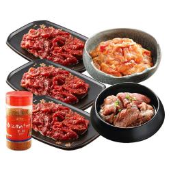 汉拿山 黑金烤肉套餐1900g 5~6人 烤肉食材 共9烤肉1小料