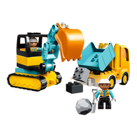 LEGO 乐高 Duplo得宝系列 10931 翻斗车和挖掘车套装