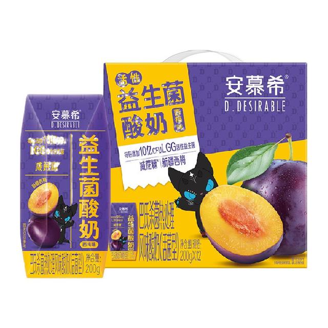 安慕希 AMX 安慕希 国产活性益生菌酸奶 200g*12盒