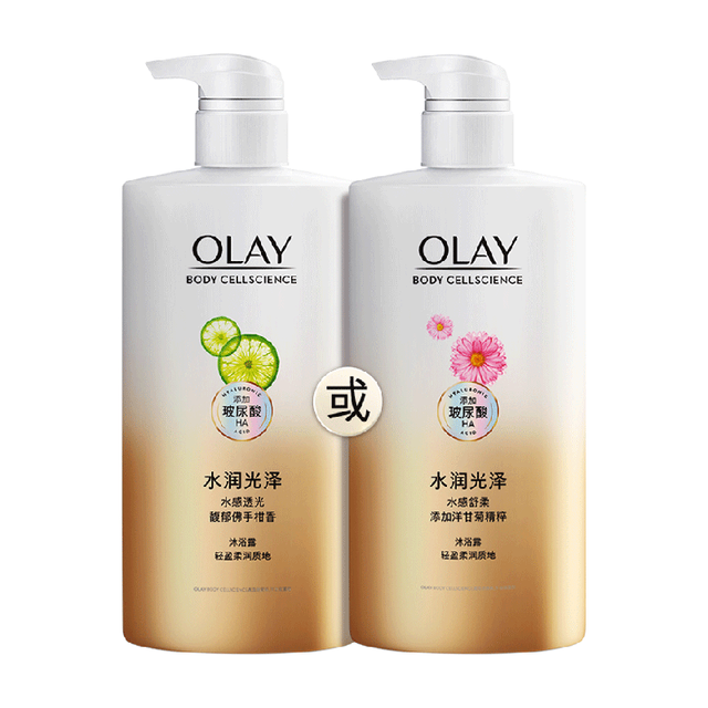 OLAY 水漾亮泽水光沐浴露