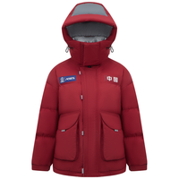 波司登 23年科技感创新国潮男士女士短款脱卸帽羽绒服