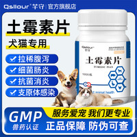 芊守 Qsllour 土霉素片狗狗专用猫咪拉肚子止泻药拉稀软便肠胃炎症药鱼鸡鸭鹦鹉