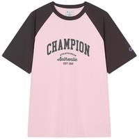 Champion 王俊凯同款Champion冠军短袖插肩袖圆领25夏季刺绣纯棉T恤