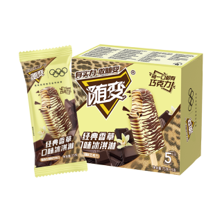 MENGNIU 蒙牛 随变 冰淇淋 经典香草味 75g*5袋