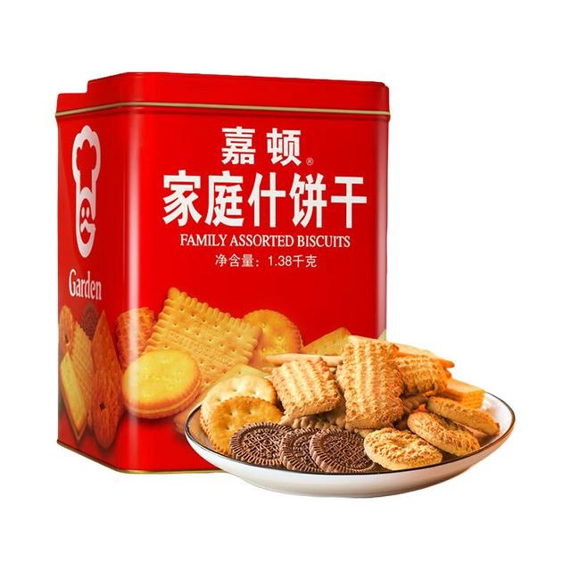 88VIP：嘉顿 家庭什饼干 混合口味 1.38kg