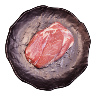 边塞风 乳嫩无膻！原切盐池滩羊羔羊（6月龄）后腿肉（剔骨）净重1斤