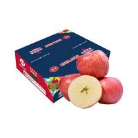 【佳农】陕西高原苹果3斤装脆甜多汁红富士洛川苹果新鲜水果