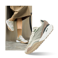 移动端：361° 酥饼2 361度女鞋运动鞋2024秋季耐磨防滑休闲鞋女士百搭老爹鞋子