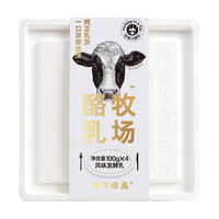 朝日唯品 牧场酪乳 100g*4杯 低温酸奶