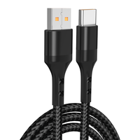 MOLIXIAOXIANG/摩力小象 快充PD Type-C数据线 黑色 Type-C USB-A 2A